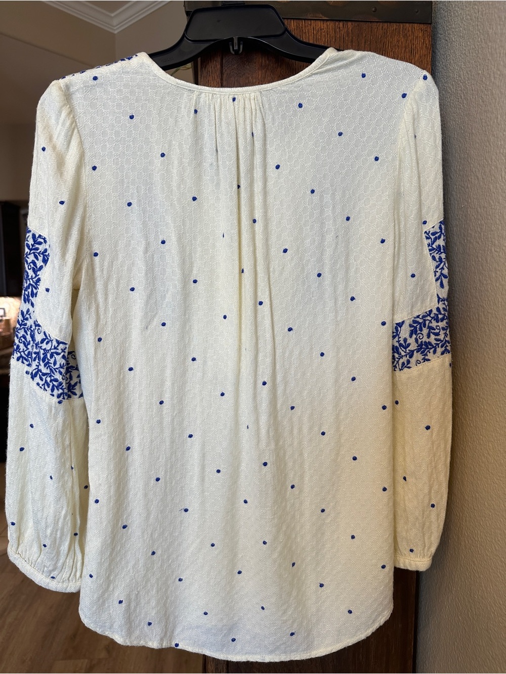 Anthropologie Libra Peasant Top by Vanessa Virginia size 6 - Picture 2 of 6
